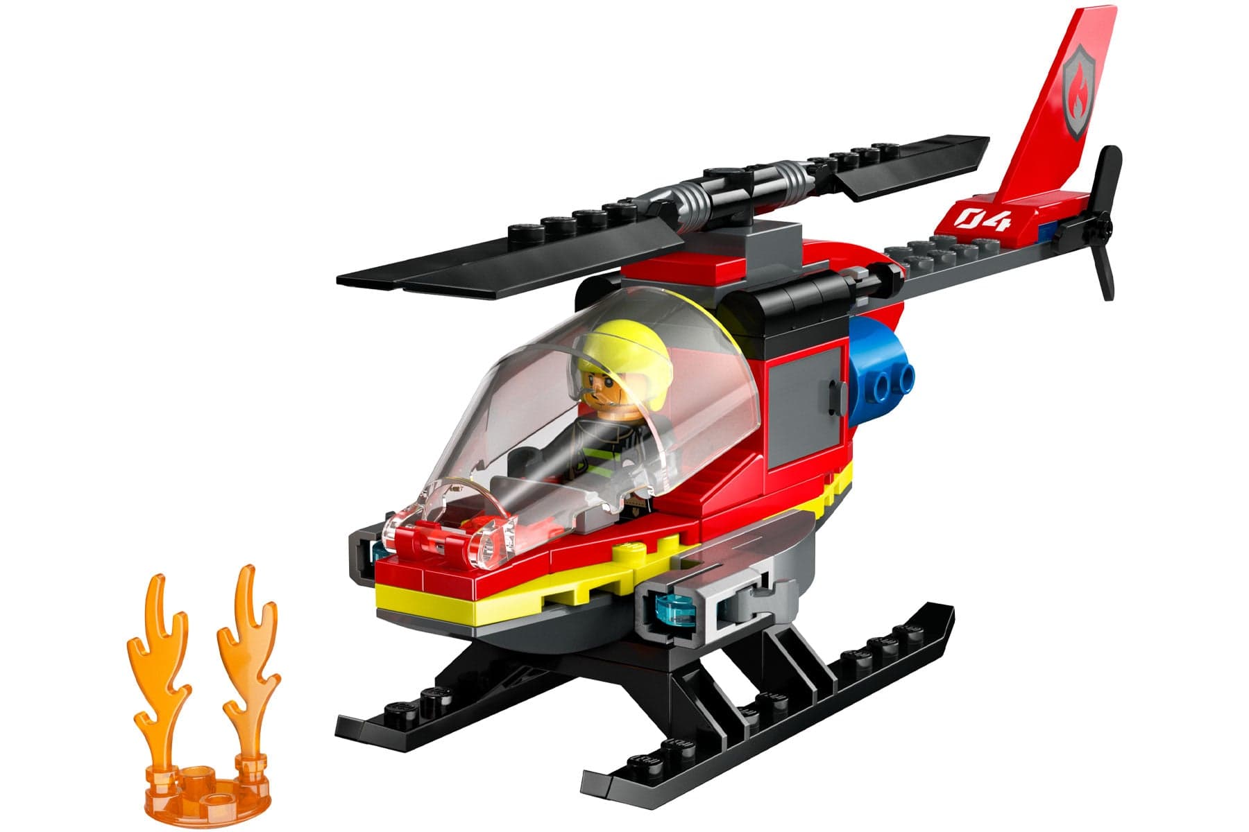 LEGO City Fire Rescue Helicopter 60411