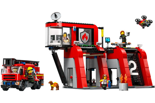 LEGO City Fire Station with Fire Truck 60414