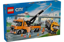 Load image into Gallery viewer, LEGO City Heavy-Duty Recovery Tow Truck with Crane 60467
