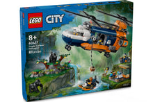 Load image into Gallery viewer, LEGO City Jungle Explorer Helicopter at Base Camp 60437
