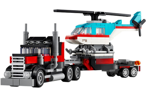 LEGO Creator 3-In-1 Flatbed Truck with Helicopter 31146