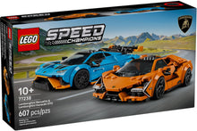 Load image into Gallery viewer, LEGO Speed Champions Lamborghini Revuelto &amp; Huracán STO 77238

