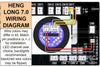 LegoDEI Heng Long IR Receiver Upgrade Blue with Mounting Kit and Reception Pattern Caps V2.0 ADM6023-001