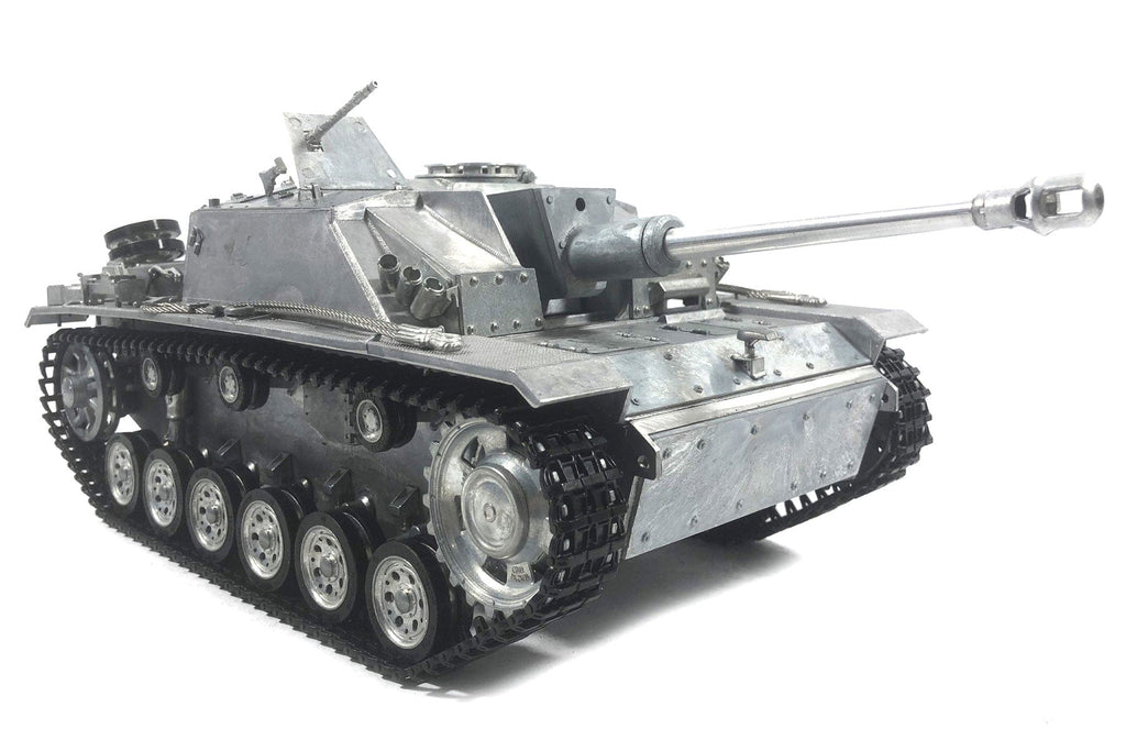 Mato German StuG III Unpainted Metal 1/16 Scale Tank - RTR MAT1226-001