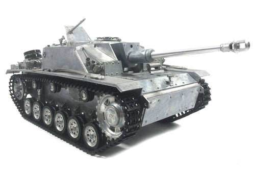Mato German StuG III Unpainted Metal 1/16 Scale Tank - RTR MAT1226-001