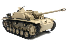 Load image into Gallery viewer, Mato German StuG III Yellow Metal 1/16 Scale Tank - RTR MAT1226-002
