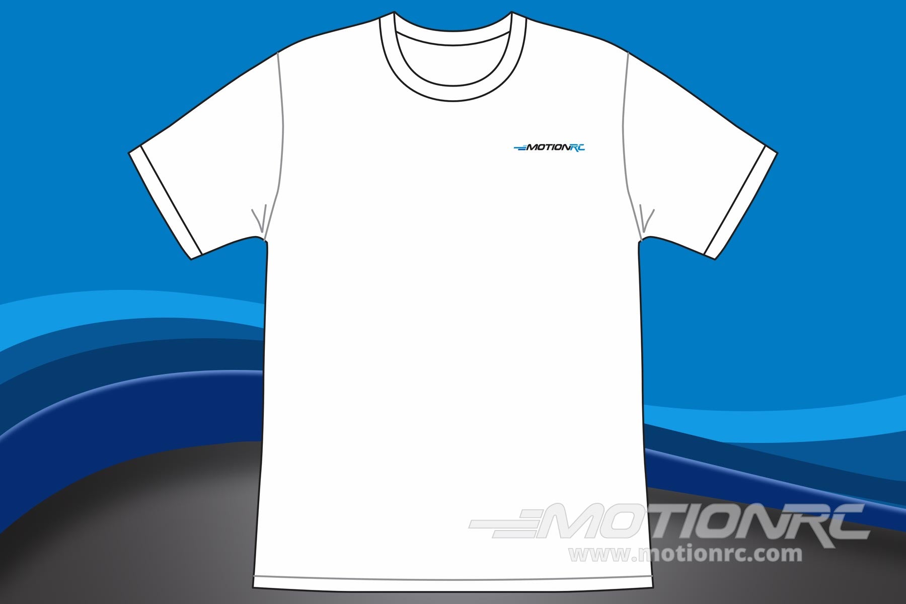 Motion RC Four Square Graphic T-Shirt - White MRC7015-005-M