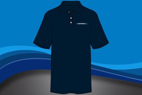 Motion RC Logo Embroidered Polo Shirt - Navy