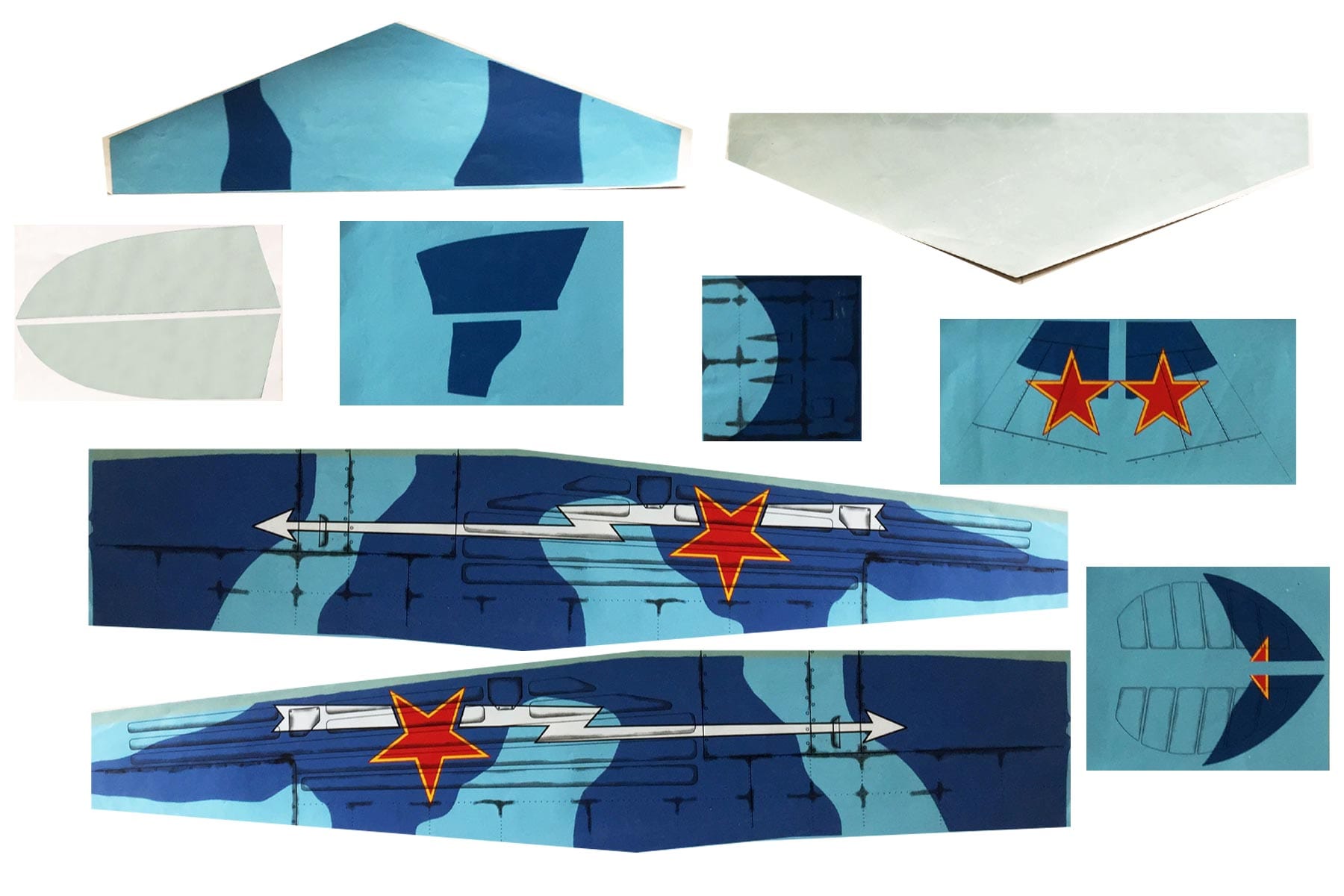 Nexa 1540mm Yakovlev Yak-9 Covering Set (Fuselage and Tail) NXA1035-108