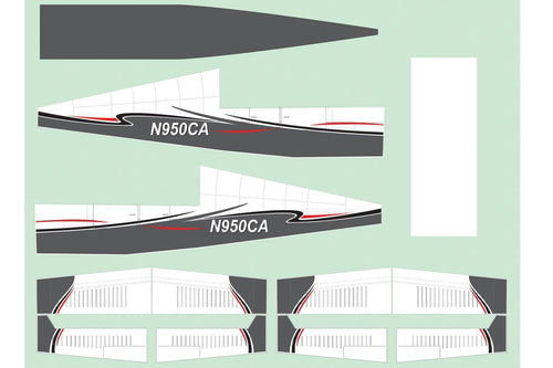 Nexa 1580mm G35 Sport V-Tail Covering Set (Fuselage and Tail) NXA1030-107