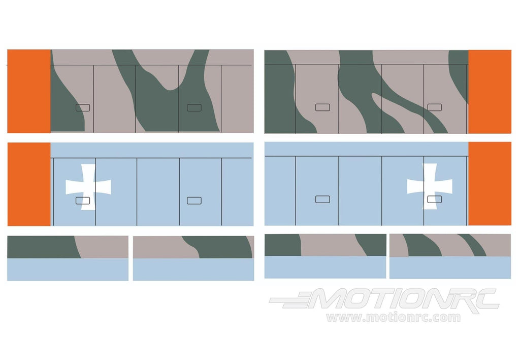 Nexa 1620mm Dornier Do 27 Army Version Covering Set (Wing) NXA1033-109