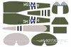 Nexa 1620mm L-4 Grasshopper Covering Set (Fuselage & Tail) NXA1005-108