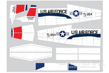 Load image into Gallery viewer, Nexa 1770mm T-28 Trojan Red and White Covering Set - Fuselage and Tail NXA1056-107
