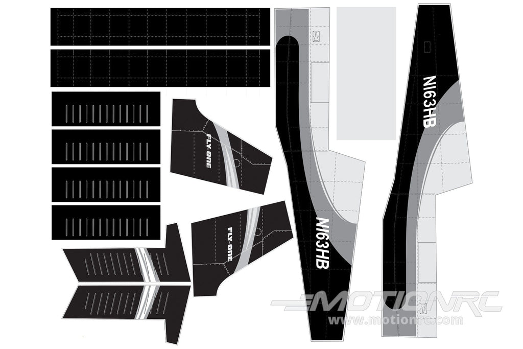 Nexa 1860mm PA-38 Tomahawk Covering Set (Fuselage and Tail) NXA1061-107