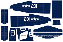 Load image into Gallery viewer, Nexa 2020mm F8F Bearcat Covering Set (Fuselage &amp; Tail) NXA1006-109
