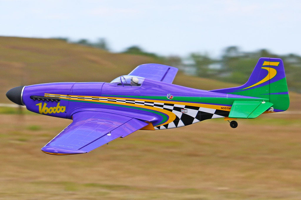 Nexa P-51 Mustang Voodoo 1580mm (62") Wingspan - ARF NXA1031-001