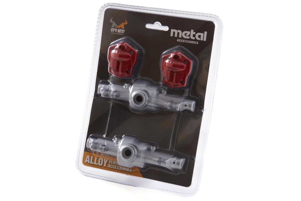 Primus 1/12 Scale PC12 Silver Metal Front/Rear Axle Set PRM7012-119