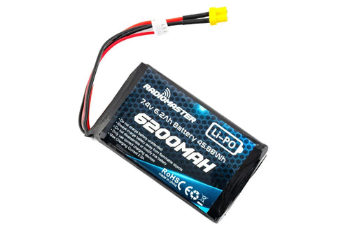 RadioMaster 6200mAh 2S 7.4V LiPo Battery with XT30 Connector HP0157-BATT-6200-2S