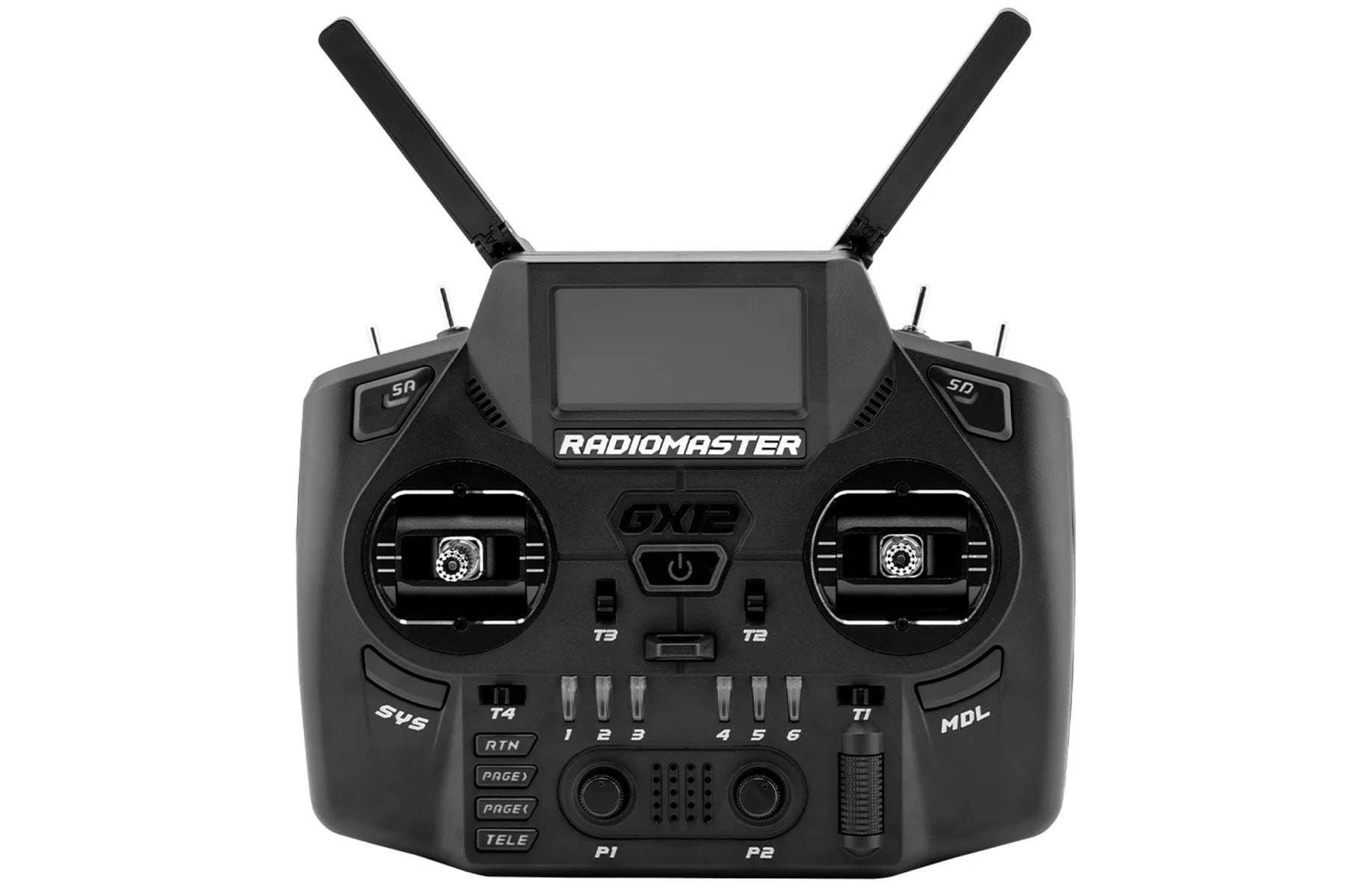 RadioMaster GX12 16-Channel Dual-Band Gemini-X ELRS Transmitter HP0157-0094-BLK