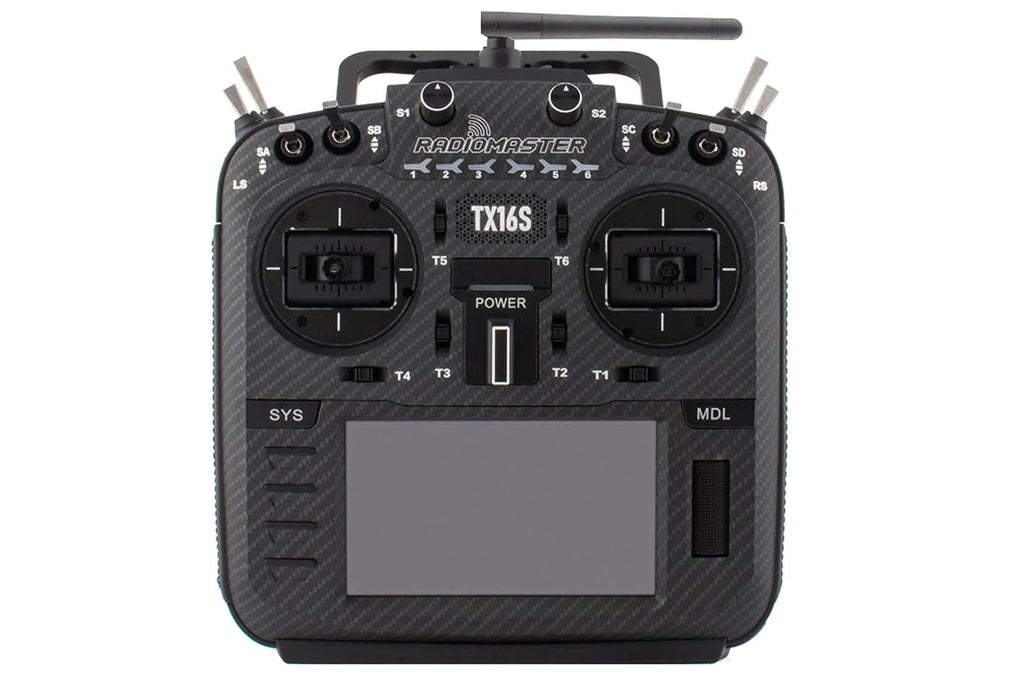 RadioMaster TX16S MKII MAX HALL V4.0 16-Channel ELRS Transmitter - Black HP0157-0024-BLK