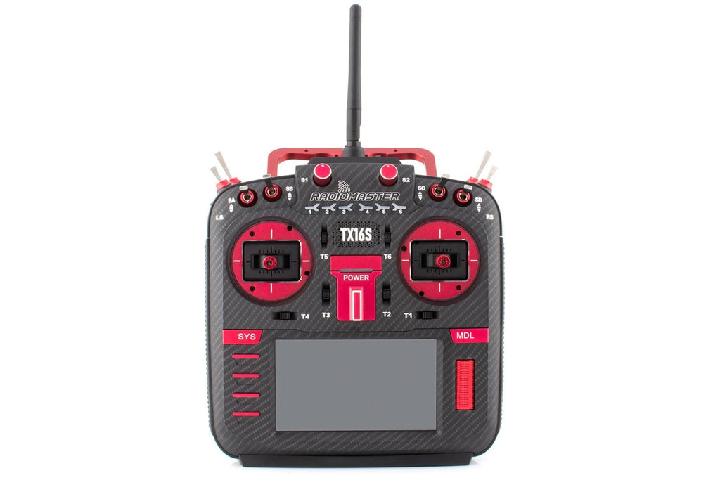 RadioMaster TX16S MKII MAX HALL V4.0 16-Channel ELRS Transmitter - Red HP0157-0024-RED