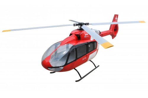 Roban EC-145 Red and White 800 Size Scale Helicopter - ARF RCH-145T1-ROT-WeiB-800