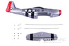 Skynetic 400mm P-51D Mustang "Old Crow" Fuselage Kit SKY1055-100