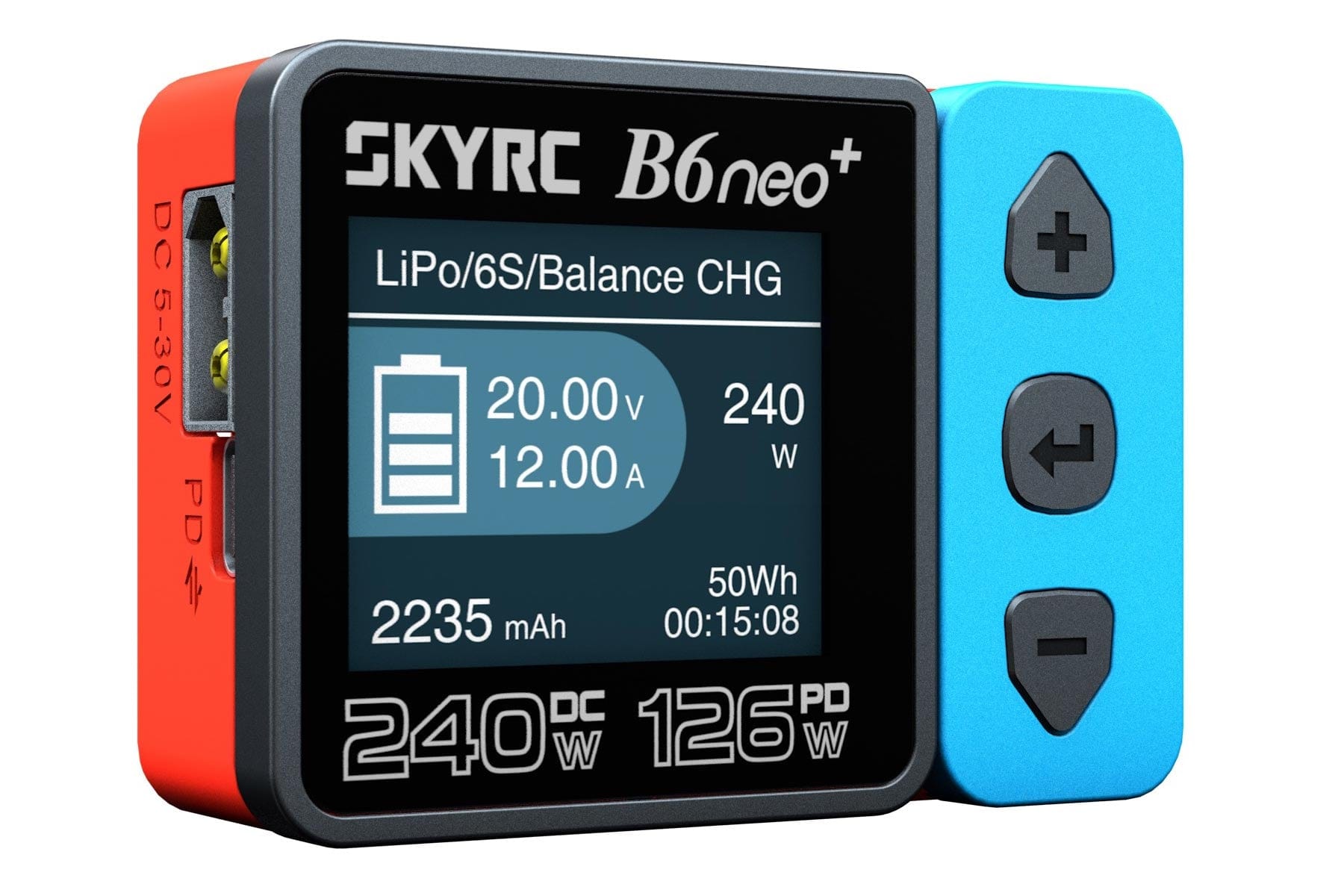 SkyRC B6neo+ 240W 6 Cell (6S) LiPo DC Battery Charger - Crimson Sky SK-100211-01