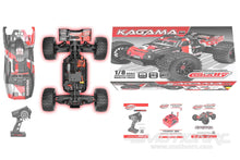 Load image into Gallery viewer, Team Corally Kagama Blue 1/8 Scale 4WD Monster Truck - RTR COR00274-B
