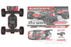 Team Corally Kagama Red 1/8 Scale 4WD Monster Truck - Rolling Chassis COR00474-R