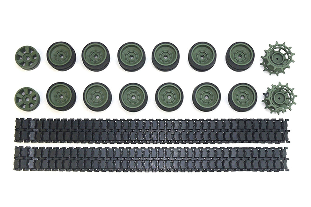 Tongde 1/16 Scale French Leclerc Plastic Tracks, Sprockets, Drive Wheels, and Road Wheels Set TDE1011-106