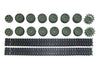 Tongde 1/16 Scale French Leclerc Plastic Tracks, Sprockets, Drive Wheels, and Road Wheels Set TDE1011-106