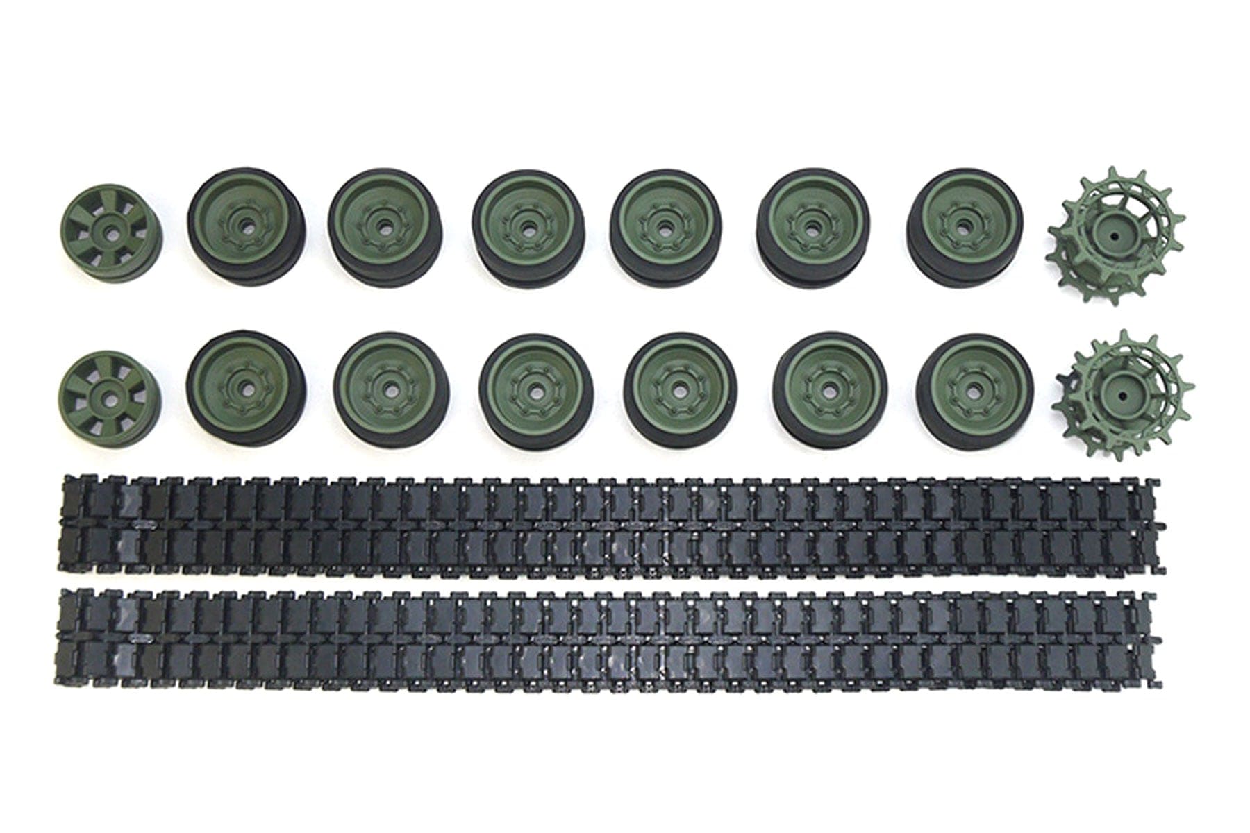 Tongde 1/16 Scale French Leclerc Plastic Tracks, Sprockets, Drive Wheels, and Road Wheels Set TDE1011-106
