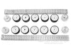 Tongde 1/16 Scale US M24 Chaffee Battle Tank Metal Track and Wheels Set TDE1007-104