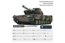Load image into Gallery viewer, Tongde German Leopard 2A7 Professional Plus Edition 1/16 Scale Battle Tank - RTR TDE1010-003
