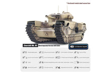 Load image into Gallery viewer, Tongde UK Churchill Mk. VII Professional Plus Edition 1/16 Scale Battle Tank - RTR TDE1005-003
