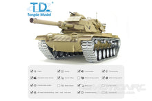 Load image into Gallery viewer, Tongde US M60A1 ERA Professional Edition 1/16 Scale Battle Tank - RTR TDE1000-002
