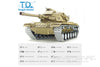 Tongde US M60A1 ERA Professional Edition 1/16 Scale Battle Tank - RTR TDE1000-002