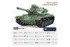 Tongde US M60A3 Upgrade Edition 1/16 Scale Battle Tank - RTR TDE1001-001