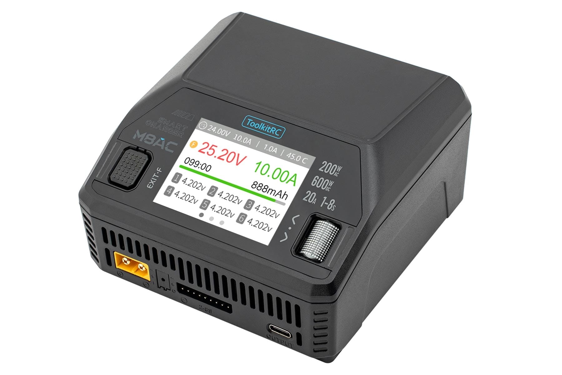 ToolkitRC M8AC 600W 8 Cell (8S) LiPo AC/DC Multifunction Battery Charger TK14000