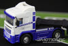 Turbo Racing White 1/76 Scale Semi Truck with Trailer - RTR TBRC50W