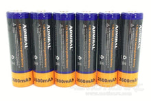 Load image into Gallery viewer, Admiral 1.2V 2600mAh NiMH AA Rechargeable Batteries (6 Pack) ADM6025-002
