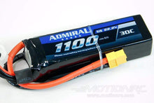 Load image into Gallery viewer, Admiral 1100mAh 6S 22.2V 30C LiPo Battery with XT60 Connector EPR11006X6
