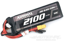 Load image into Gallery viewer, Admiral 2100mAh 2S 6.6V LiFe Battery with XT60/JR/Futaba Connectors EPR21002LIFE
