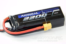 Load image into Gallery viewer, Admiral 2200mAh 4S 14.8V 35C LiPo Battery with XT60 Connector EPR22004X6
