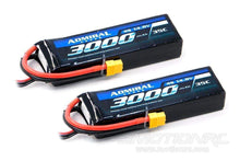 Load image into Gallery viewer, Admiral 3000mAh 4S 14.8V 35C LiPo Battery with XT60 Connector Multi-Pack (2 Batteries) ADM6024-005
