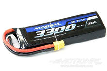 Load image into Gallery viewer, Admiral 3300mAh 3S 11.1V 30C LiPo Battery with XT60 Connector EPR33003X6
