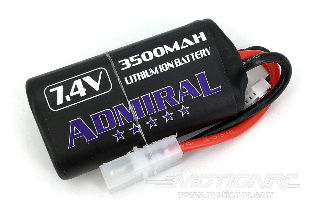 Admiral 3500mAh 2S 7.4V Li-ion Battery with Tamiya Connector ADM6024-012