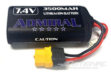 Load image into Gallery viewer, Admiral 3500mAh 2S 7.4V Li-ion Battery with XT60 Connector (TEST)
