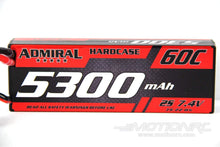 Load image into Gallery viewer, Admiral 5300mAh 2S 7.4V 60C Hard Case LiPo Battery with XT60 Connector EPR53002X6
